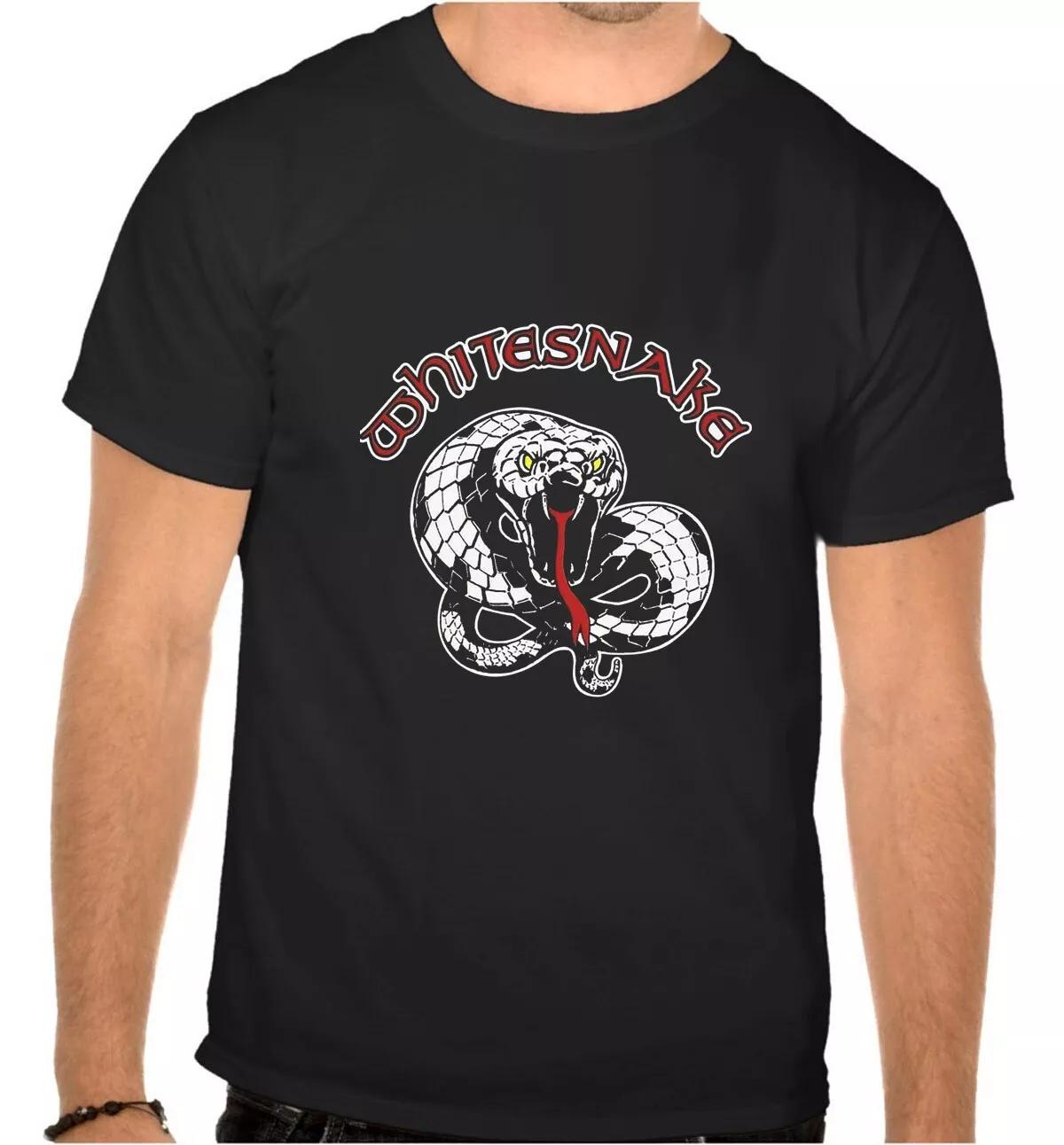 

WHITESNAKE Rock Music Logo Black T-SHIRT -1194- 4XL
