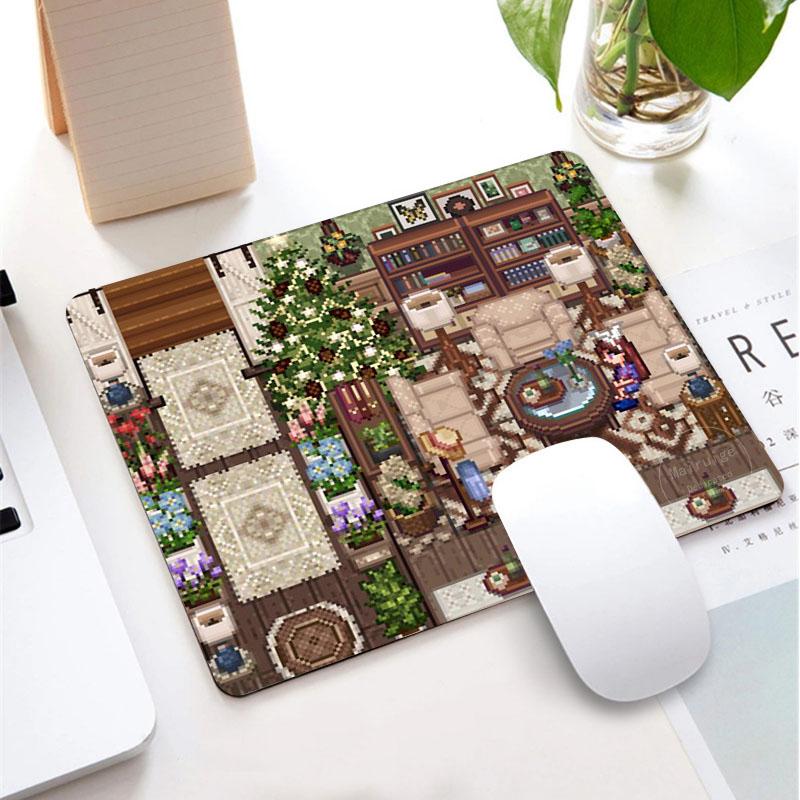 Stardew Valley Mauspads Kleine Mauspads Gamer PC Mauspads Sakura Computertischmatte Maus Teppich Gaming für Maus Tastatur Pads