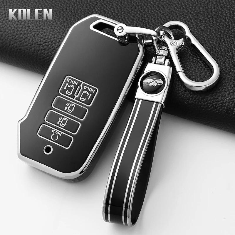 Fashion Tpu Car Key Case Cover Fob For Kia K2 Kx Rio Sorento K4 Cerato Forte Picanto Stonic Carnival Niro Morning Verna Sportage