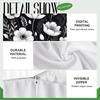 Black And White Sketch Flowers Cushion Cover Decorative Throw Pillowcase Plant Abstract Home Decor Sofa Bed Pillow Covers