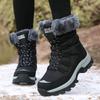 Winter Snow Boots Womens Non Slip Outdoor Waterproof Mid Calf Boots with Warm Faux Fur Lined Shoes 2025