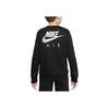 Nike Air Brief Logo Print Lockerer Schnitt Sweatshirt Kinder Tops Schwarz DM8112-010