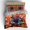 Colorful Leaves and Flowers. Bedding Sets Duvet Cover Sets Duvet Covers Pillowcases(1 * Duvet Cover 2 * Pillowcases Without Duvet Insert)