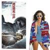 1PC R-Resident Evil Leon Kennedy Beach Towel Microfiber Quick Dry Soft Skin Friendly Gym Sports Towel Trendy Beach Accessories