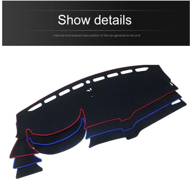 For Toyota Camry 40 XV40 2007 - 2011 Car Dashboard Cover Avoid Light Sun Shade Pad Anti-UV Carpets Non-Slip Mats 2008 2009 2010