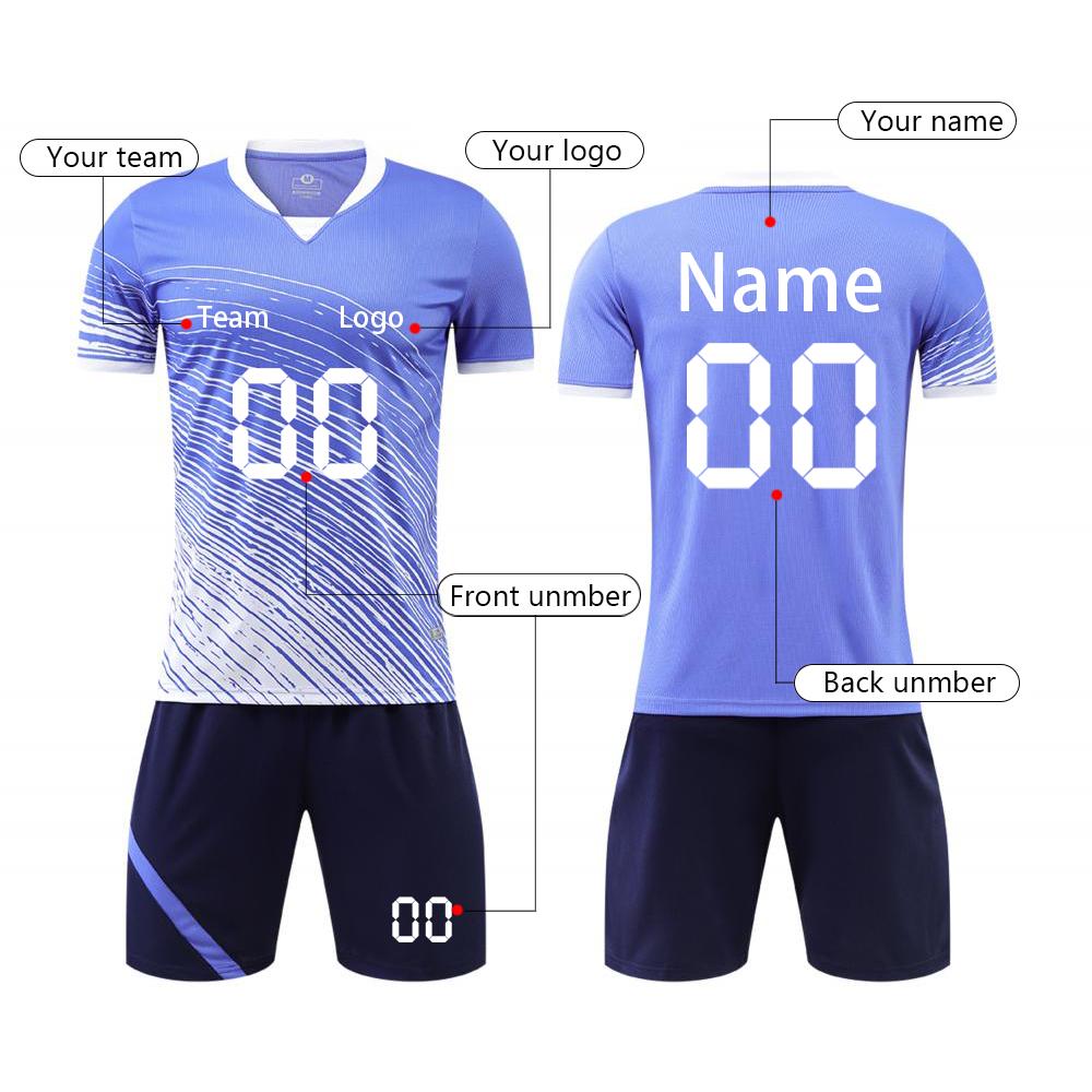 DIY Custom Adult And Children Two-piece Football Uniforms