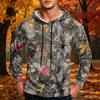 Men's Printed Casual Hoodie with Pocket and Drawstring for Everyday Wear