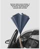 C-type Double-Layer Automatic Reverse Umbrella: Sunshade & Rain Protection, Large for Sunny/Rainy Days