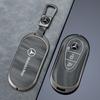CSB1 Metal Leather Car Remote Key Case Cover Protector Shell For Mercedes Benz 2022 C S Class W206 W223 S350 C260 C300 S400 S450 S500