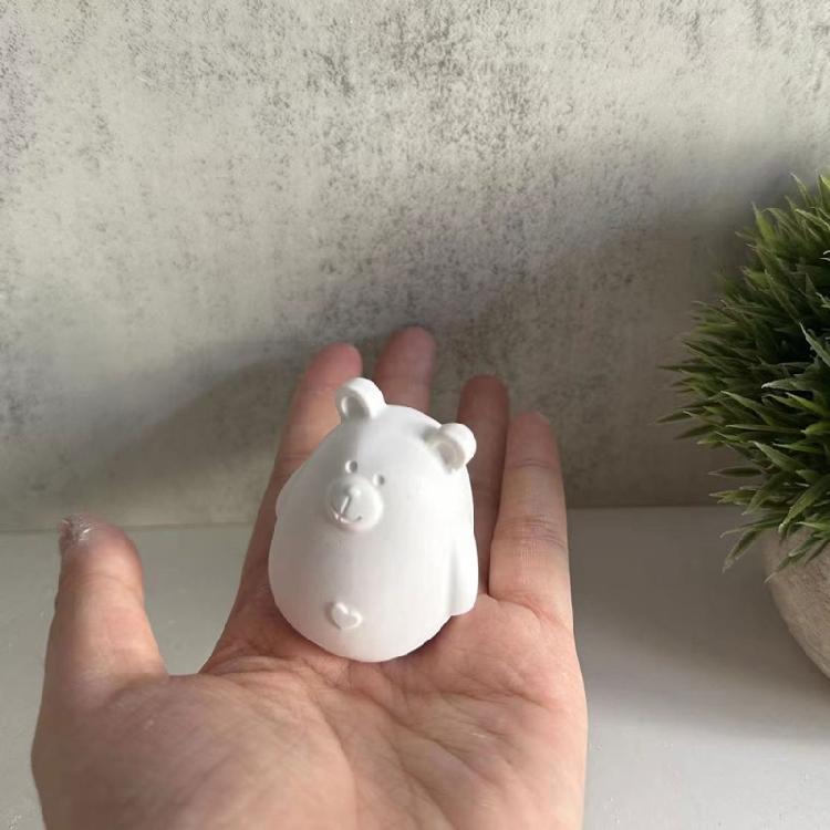 Bear Candle Mold Epoxy Resin Molds Aromatherapy Mold Animal Decorations Mould