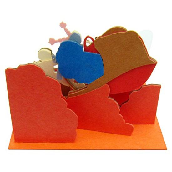 Sankei Studio Ghibli mini Castelul din Cer Rescue Theta Meșteșug din hârtie Laputa la scară non-scală MP07-17