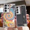 Retro Game Boy Camera Print Case For Samsung S26 S25 Ultra S24 Plus S23 S22 S21 FE A54 A55 A16 A36 A56 A17 A37 A57 5G Plating Lens Clear Soft Cover