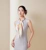 Women's 100% Mulberry Silk Scarf, 90cm Square, 14 Momme Shawl - Perfect Gift for Mother, Girlfriend, Birthday or Festival