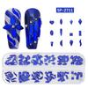 12-Grid Irregular Transparent AB Glass Diamonds for Nail Art