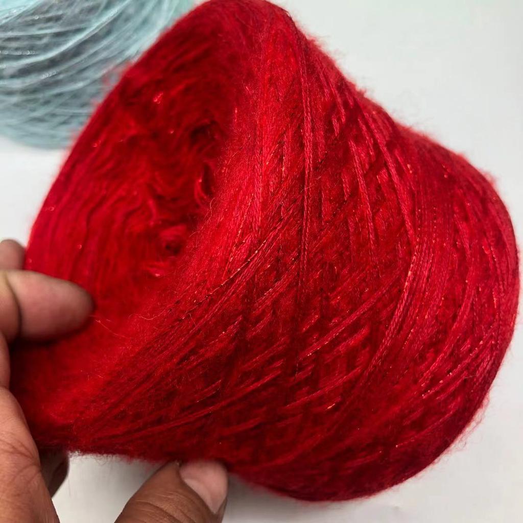 Ultra Soft Cashmere Silk Mohair Hand Knitting Yarn Material Kit Premium Spun Yarn Hand Mixed Twist True Silk  Hair