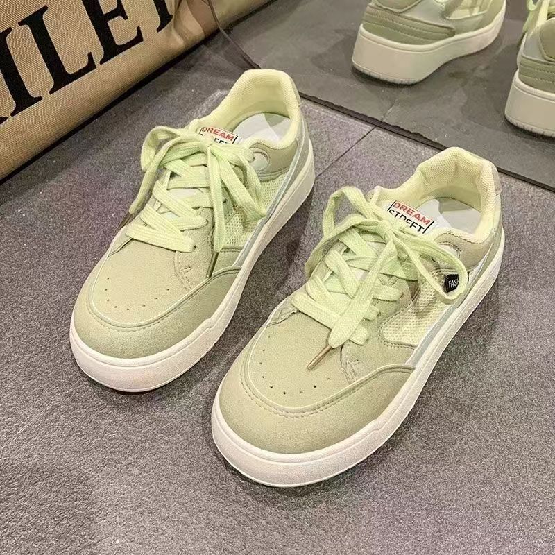 

Цветовая гамма Niche горчично-желтый 2025 весна новые толстые туфли на платформе женские ретро студенческие универсальные белые туфли модные туфли 40