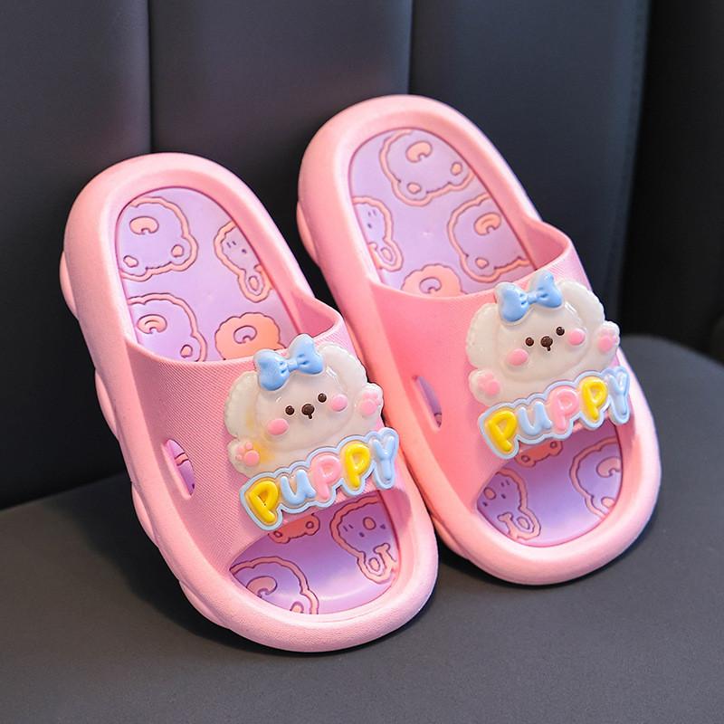 Childrens Cartoon Slippers With Non Slip Pvc Soles For Summer Indoor Comfort