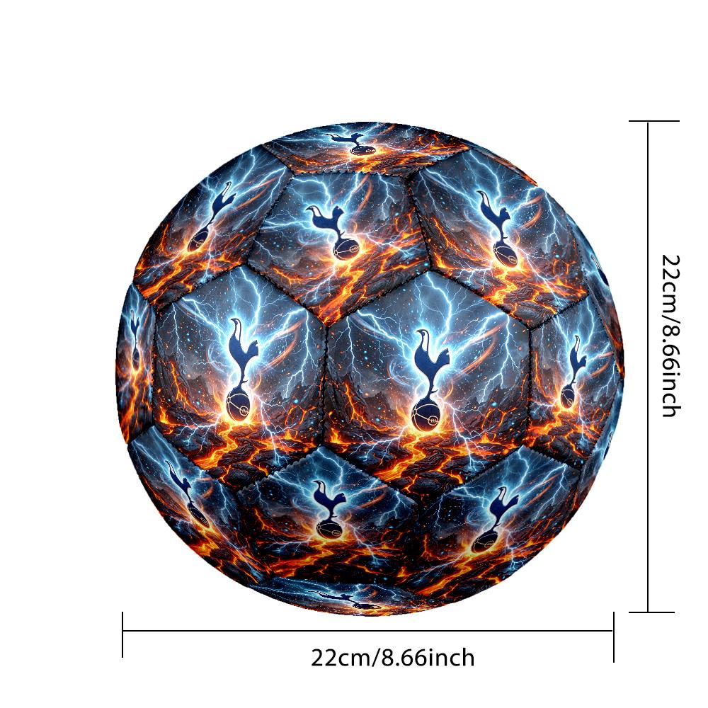Tottenham Hotspur Theme soccer ball Size 5 Soccer Ball Soft Touch Professional Training Football for Outdoor Sports