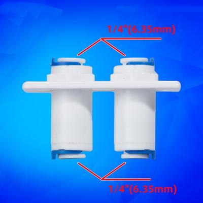 1/4" 3/8" Hose Reverse Osmosis Quick Connector 2/4-way Equal and Reducing Straight Coupling RO Water Aquarium Pipe Fitting 10Pcs