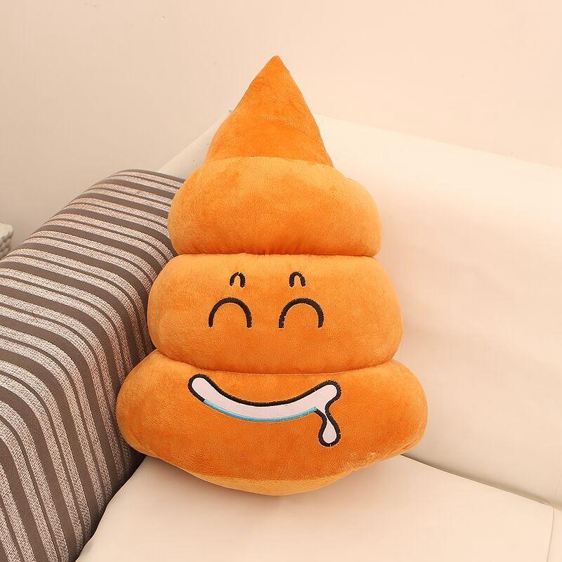 28CM Funny Poop Plush Toy Soft Poop Yellow Poop Party Decoration Gift Doll for Friends Festival and Birthday Presents