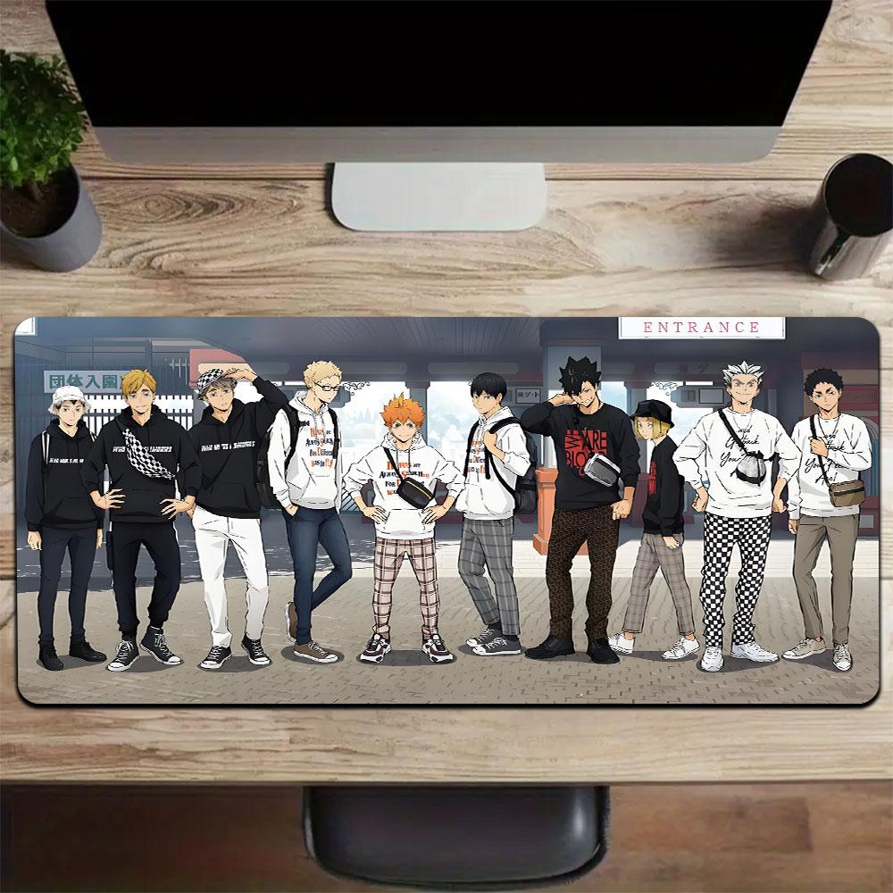 pc Haikyuu Large Mouse Pad computer mat Desk Mat keyboard mat Office Gaming Table Mat