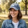 Mode Vintage GEWASCHENE DENIM Baseballkappen Stickerei Baseballkappen Used Verblasste Kappe Sonnenschutzmützen