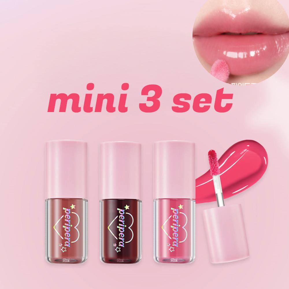 [Mini 3 Set] PERIPERA Ink Glasting Lip Gloss
