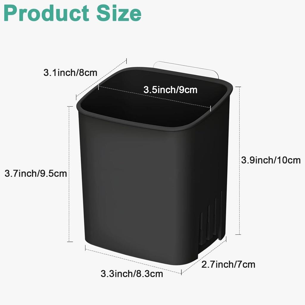 Toothbrush Holders for Bathroom(Pack of 2), Plastic Wall Mounted Self Adhesive, Toothbrush Holder for Toothbrushes, Toothpaste, Shaver, Razor
