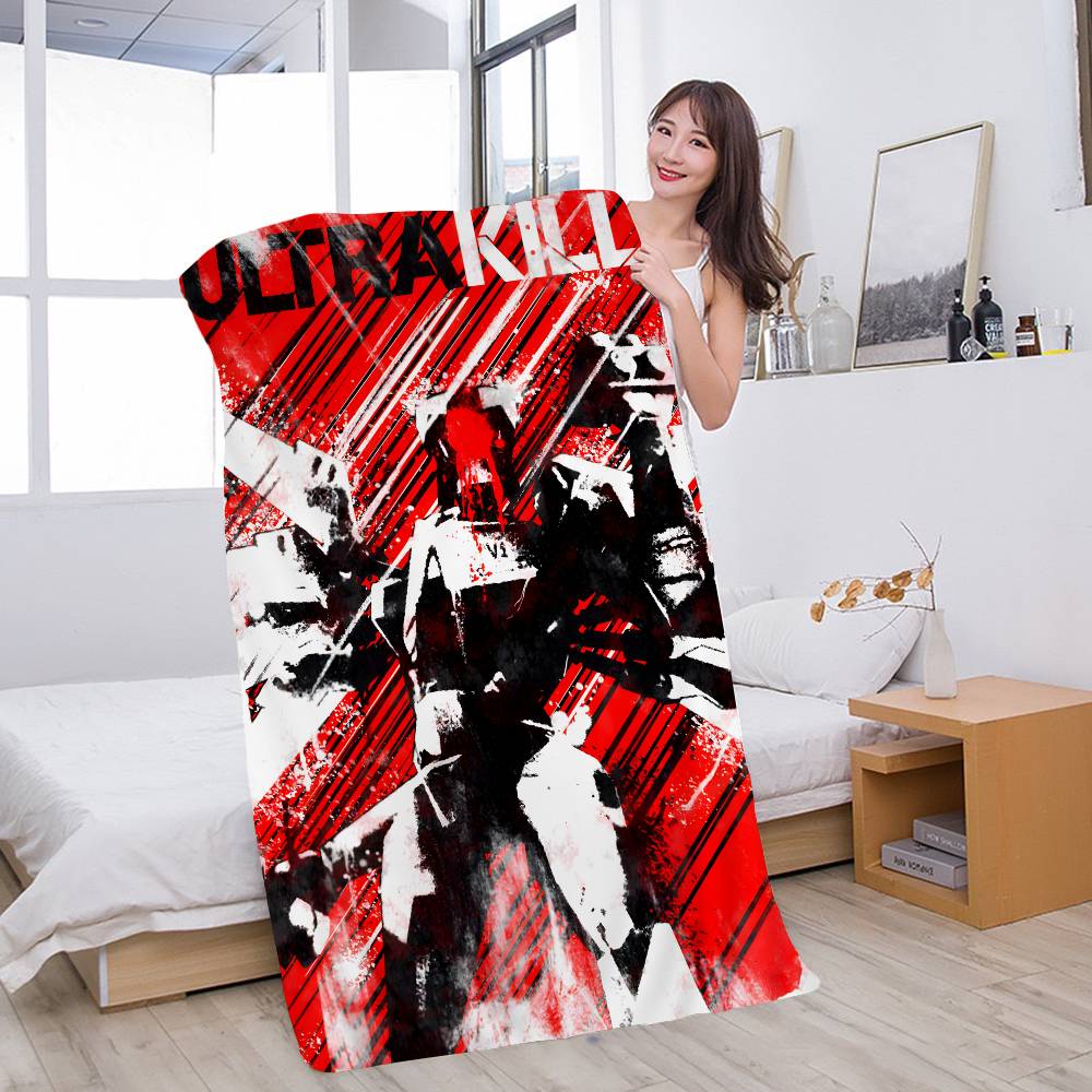STEAM GAME U-ULTRAKILL Microfiber Printed Beach Towel Mountain Climbing Yoga Beach Swimming Running Absorbent Soft Towel