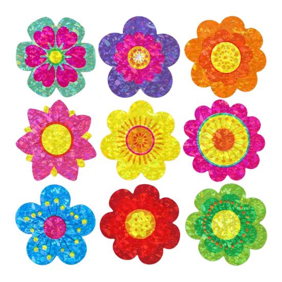 

500Pcs/Set Seal Sticker Waterproof Tear-Proof Self-Adhesive Gift Wrap Flower Decals Classroom Reward Gifts Cards Scrapbooking Party Decor