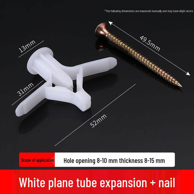 Butterfly Expansion Bolt for Gypsum Board with Plastic Plug and Screw