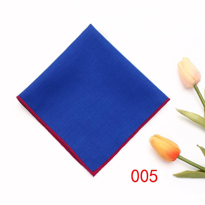 Suit Pocket Towel Men'S British Vintage Plaid Square Towel Wedding Business Suit Shirt Batch Handkerchief