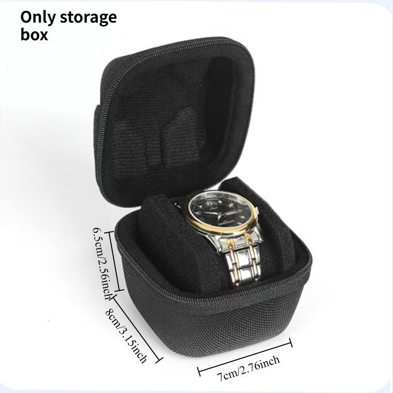 

1pc Portable Travel Watch Storage Box Slot Watch Organizer Carrying Case Smart Watches Men Women Gift