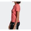 Adidas Logo Print Sports Short Sleeve T-Shirt Women Tops Prism-Pink DY7733