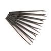 7 X Tweezers Set Antistatic Hard Plastic Repair Tool Black
