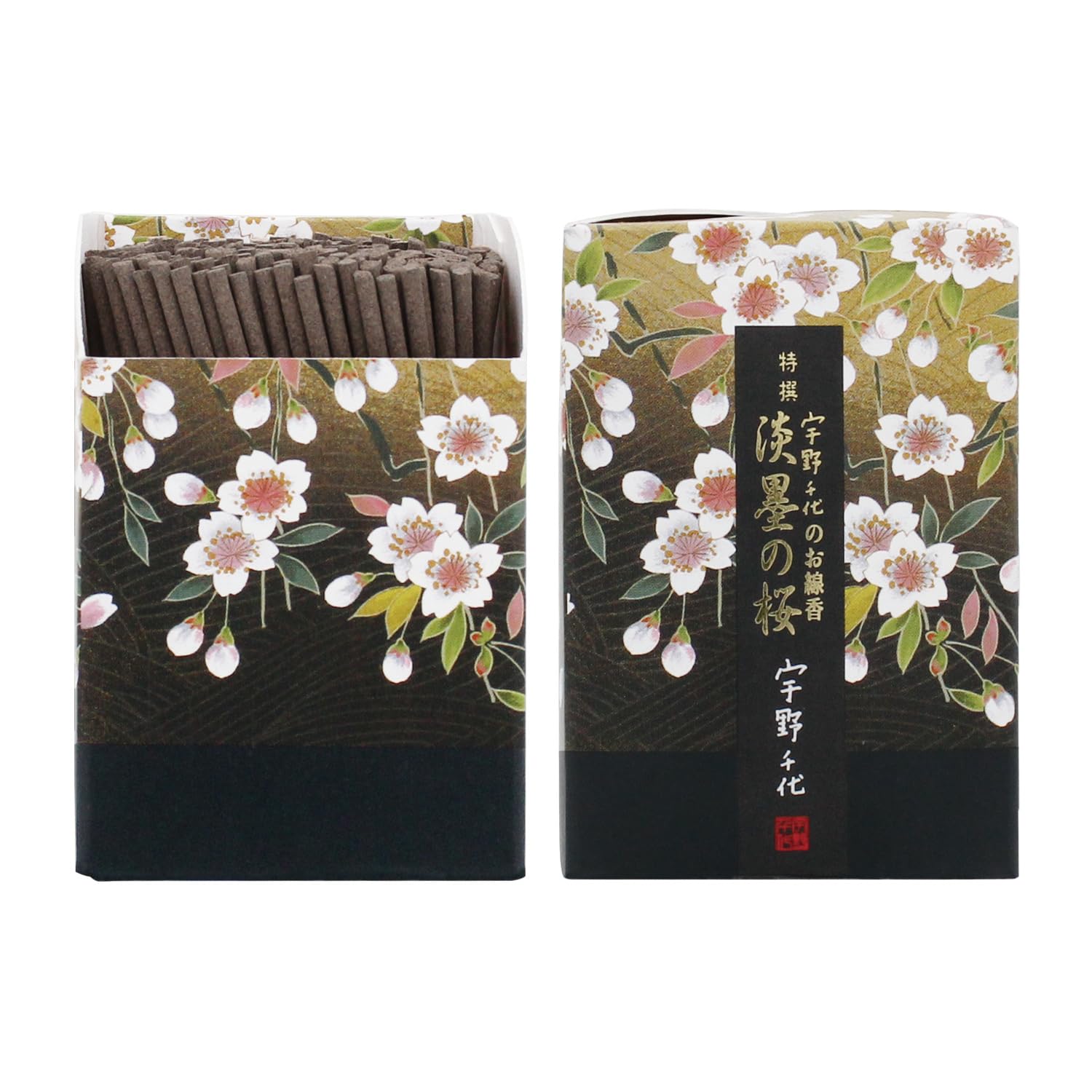 

Uno Chiyo s Special Light Ink Sakura Incense, Mini, Approx. 70g, Nippon Kodo, Made in Japan, Cherry Blossom Scent, Low Smoke