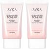 Abka Tone-Up No-Sebum Mineral Sunscreen SPF50+ PA++++, 35ml, 2 Pcs