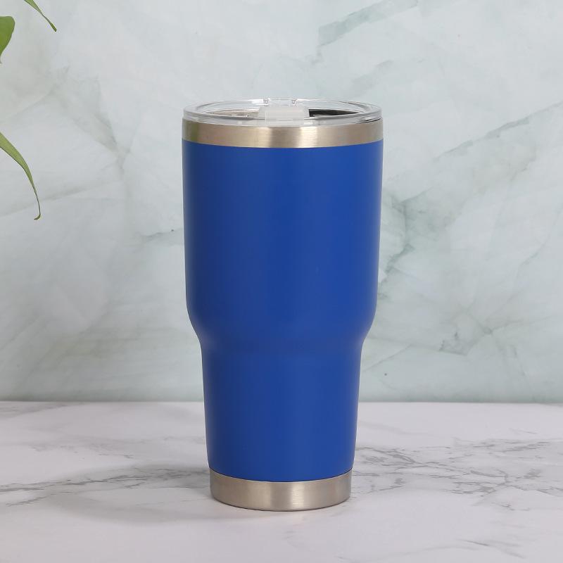 30oz Stainless Steel Double-Layer Thermos Mug for Hot/Cold Beverages