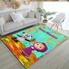 Masha Bear Personalized Name Floor Mat Design for Dining Room Living Rooms Decorate room Study room Anti-slip Rug Office home decor