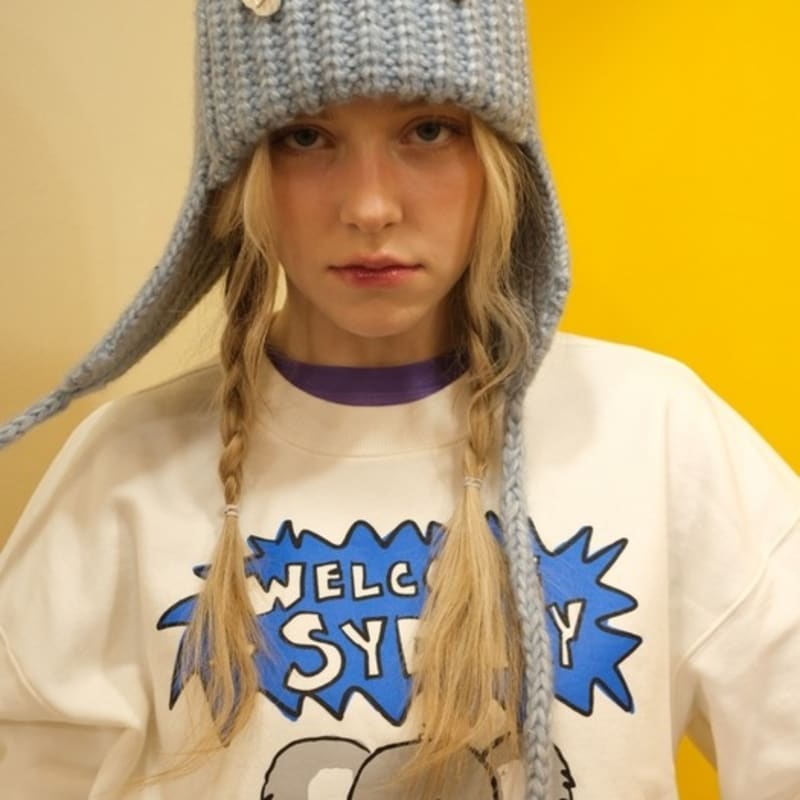 

ШАПОЧКА ASHLYNN HEART_СИНИЙ FREE