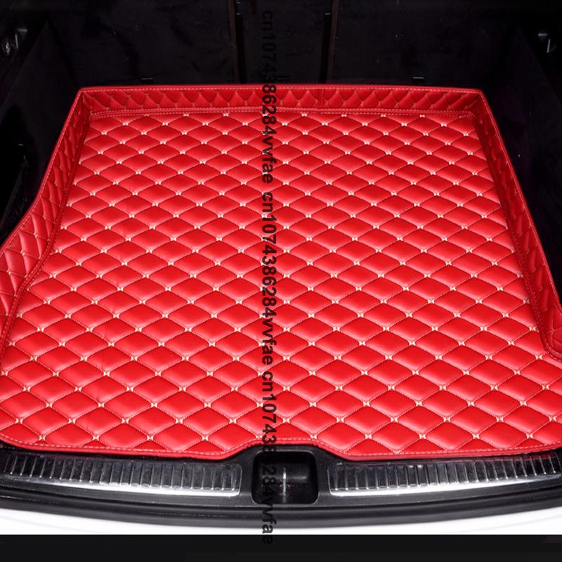 Car Trunk Mats for Lincoln MKC 2017- No Speaker Version In the Trunk Anti Dirty Durable Leather Carpet Protective Pad