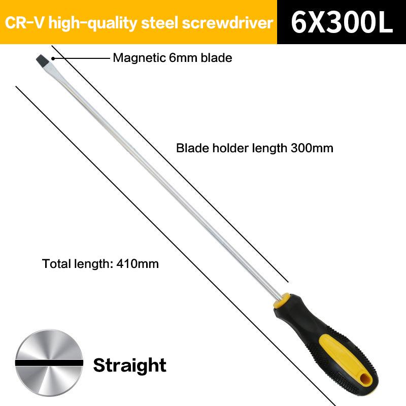 Šroubovák s dlouhou rukojetí Plochý Křížový Magnetické bity šroubováku Protiskluzové Ruční nářadí Šroubovák Šroubovák na šrouby a šrouby