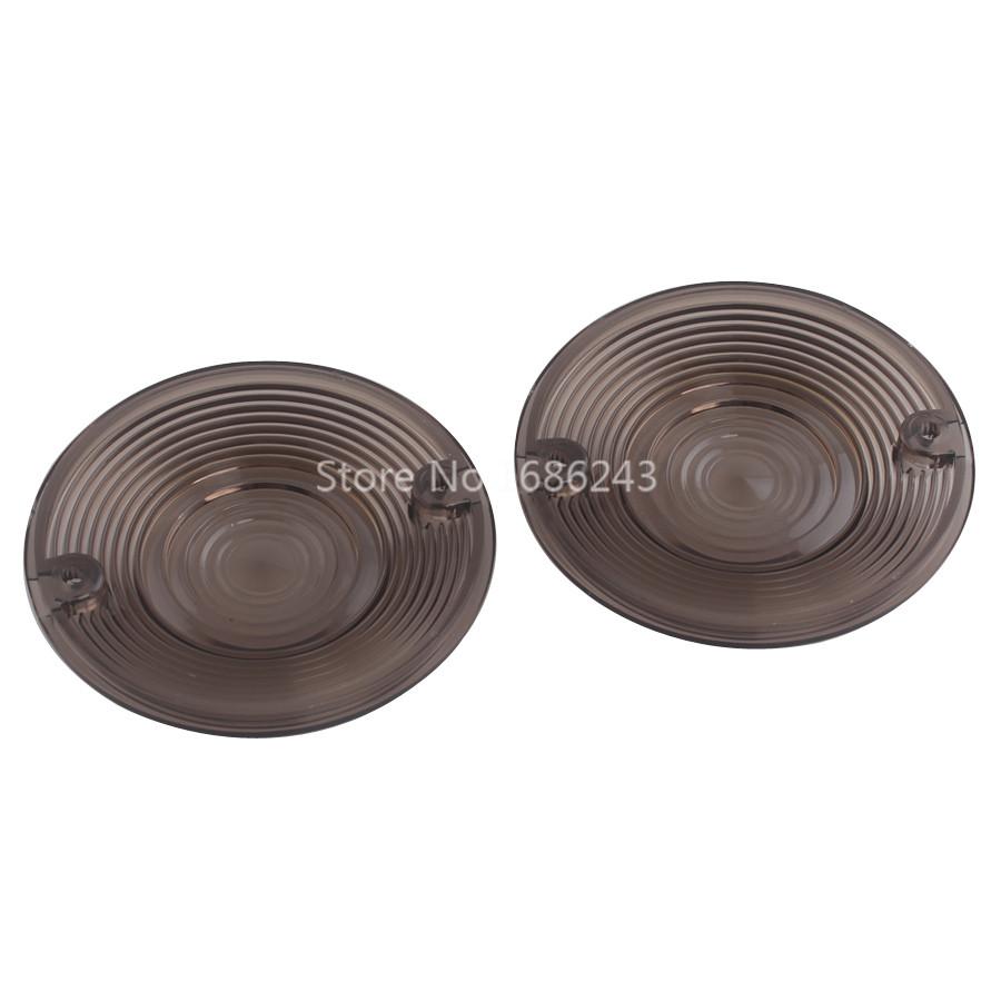 3-1/4" Motorcycle Turn Signal Lamp Cover Red Lens Rings For Harley Davidson Touring Road King FLHRC FLHTK FLSTC FLHTC 1986-2016