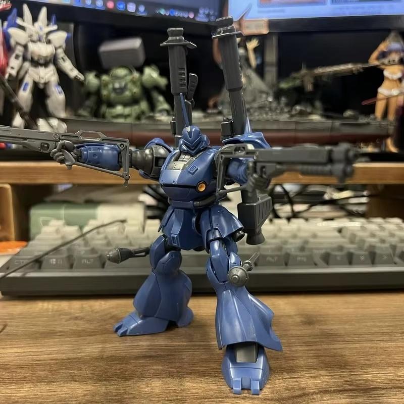 HG 1/144 Kampfer MS-18E Assembly Model Kit Action Figure Boy Puzzle Toy Gift Desktop Decoration With Water Sticker Collectible