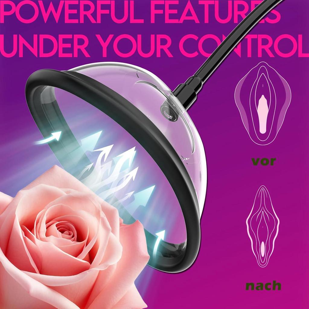 Breast Enlargement & Nipple Stimulating Vacuum Pump Massager