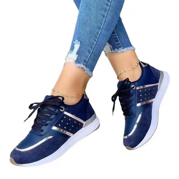 Sneakers Women Platform Shoes Leather Patchwork woman Casual shoes Sport Shoes Ladies Outdoor Running Vulcanized