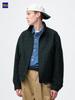 Uniqlo Gu Cozy Melton Stand Zip Up Jacket
