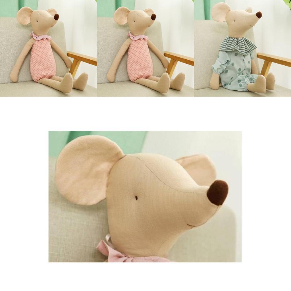 Xinlai Direct Sale Ins Dressing Couple Plush Toy Cute Belly Mouse Doll Girly Mouse Doll