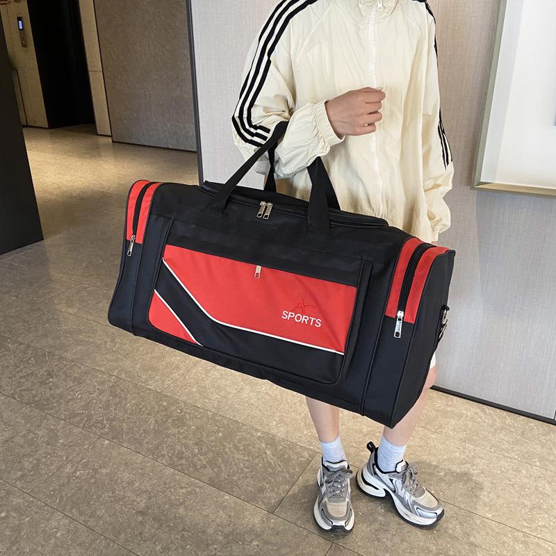 Large Capacity Travel Bag Men's and Women's Storage Bag Oxford Cloth Lightweight and Durable Student Luggage Bag