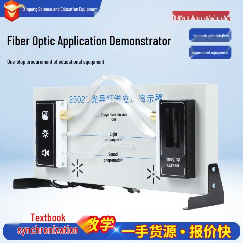 Junior High Optical Fiber Demonstrator for Physics Experiments